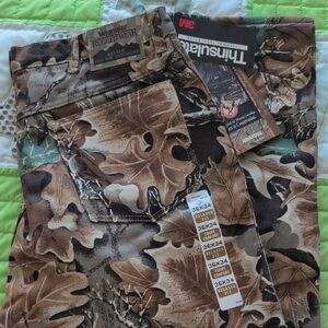 Wrangler Rugged Wear 36X34 Thinsulate Lined Camouflage Pants